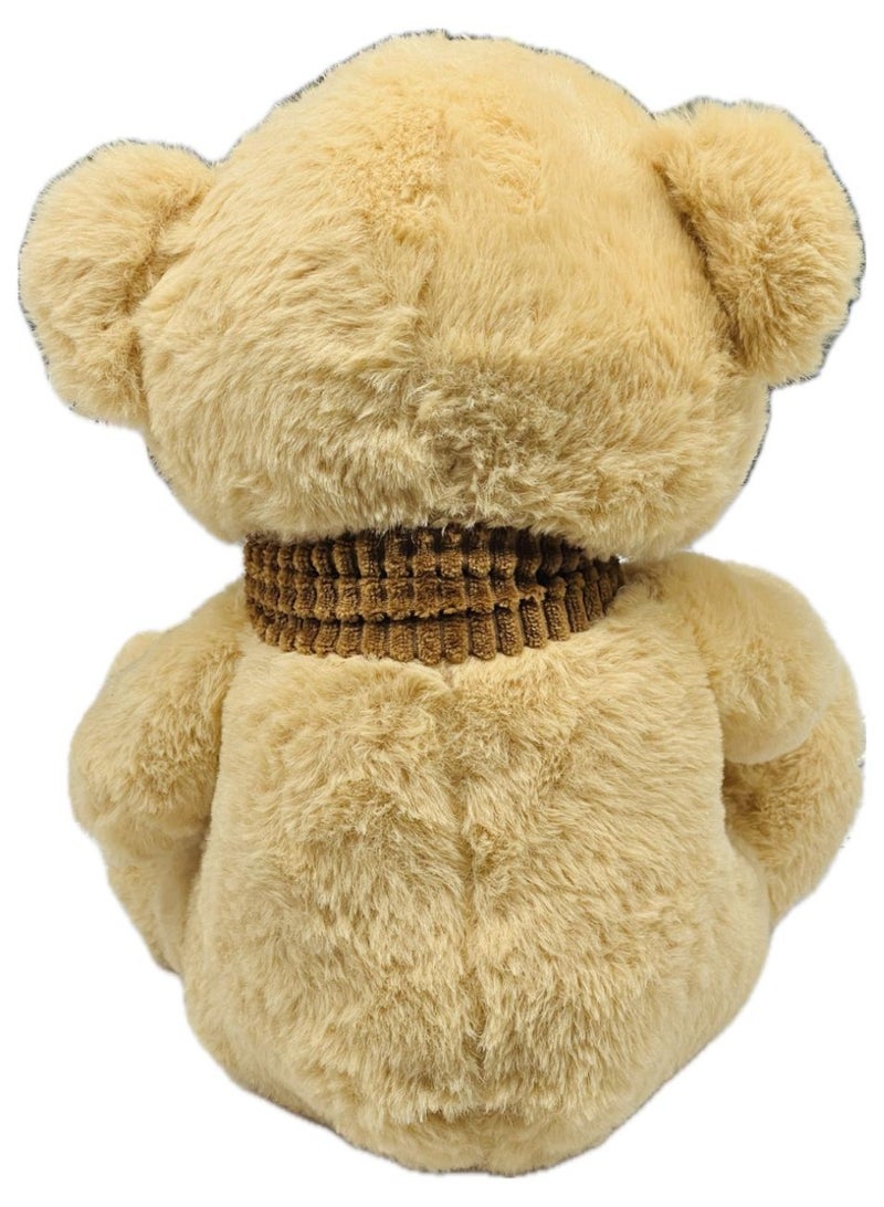 AMOR Teddy Bear Soft Toy – 30cm Plush Cuddly Bear with Scarf | Perfect Valentine’s Day Gift for Girlfriend, Birthday, Anniversary & Special Occasions - Image 4