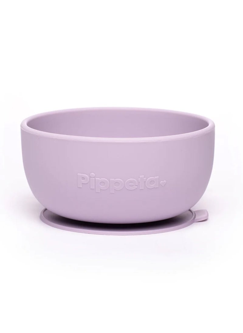 Pippeta وعاء شفط سيليكون للأطفال باللون البنفسجي  - Image 1