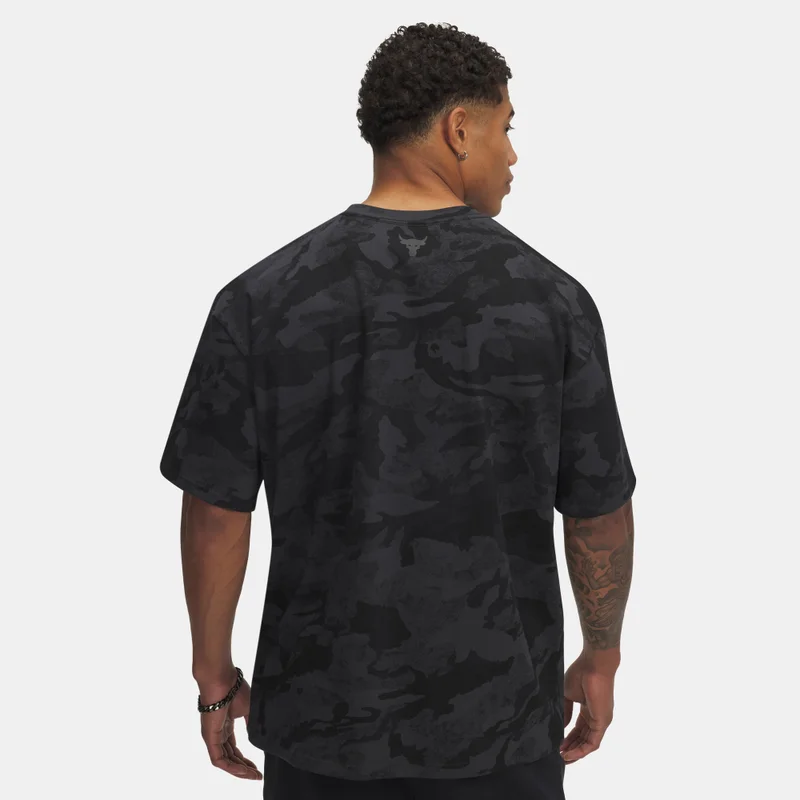 اندر ارمر تيشيرت بروجكت روك أول أوفر برنت للرجال