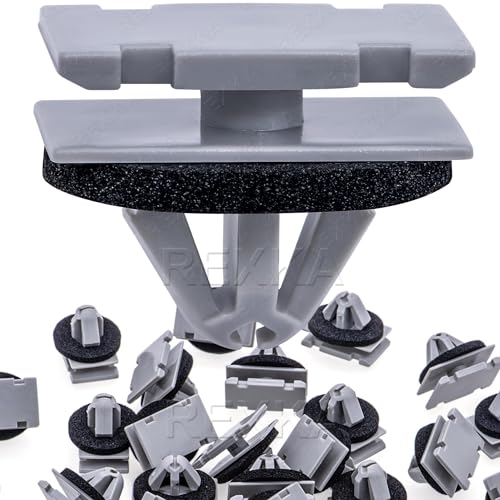 Rexka 40pcs Rocker Wheel Flare Moulding Clips Compatible with Jeep Grand Cherokee Compass Cherokee 68172491AA 68271803AA 68395627AA GM 11571175 19352782 Traverse - Image 1