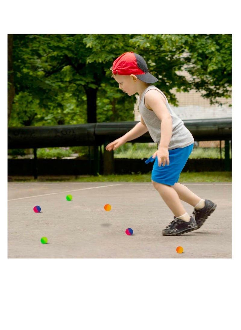 Bouncing Balls, Icy Bouncy Balls for Kids, Set of 24, Bouncing Balls with a Frosty Look and Extra-High Bounce, Frozen Birthday Party Favors, Goodie Bag and Piñata Fillers