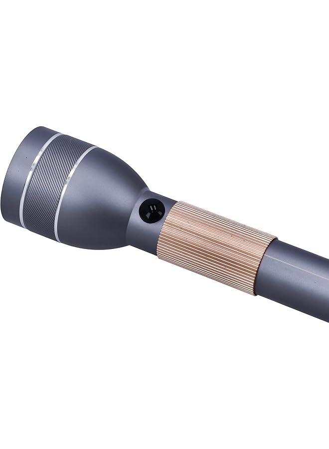 GEEPAS 4 In 1 Rechargeable Waterproof LED Flashlight 330 Lumens Super bright Light with 2 Hours Continuous Working Ideal for Camping Trekking Patrolling & More - Image 4