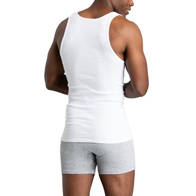 Fruit of the Loom Men's Sleeveless Tag Free Moisture Wicking Tank A-Shirt - Image 4