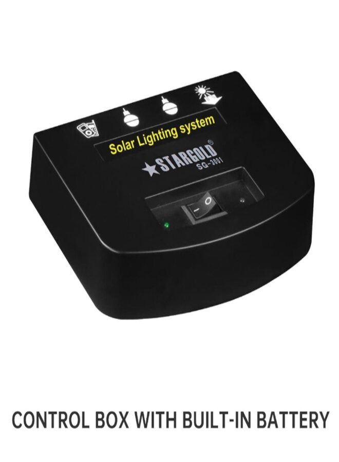 Stargold Solar Lighting System With 2 LED Bulbs 3W Solar Panel - Image 3