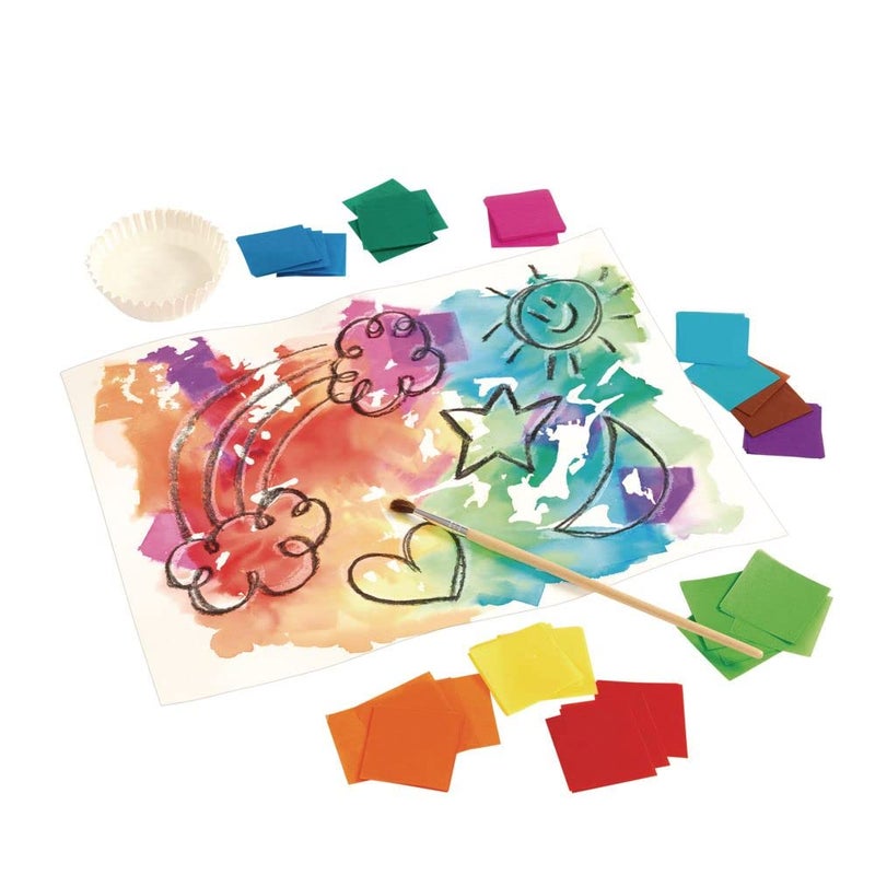Colorations Mini Bleeding Tissue Art Squares, 5000 Squares Art Supplies, Craft Projects, Childrens Arts and Crafts - Image 2