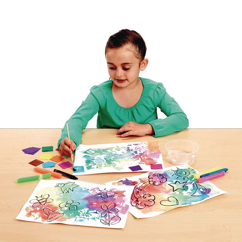 Colorations Mini Bleeding Tissue Art Squares, 5000 Squares Art Supplies, Craft Projects, Childrens Arts and Crafts - Image 3