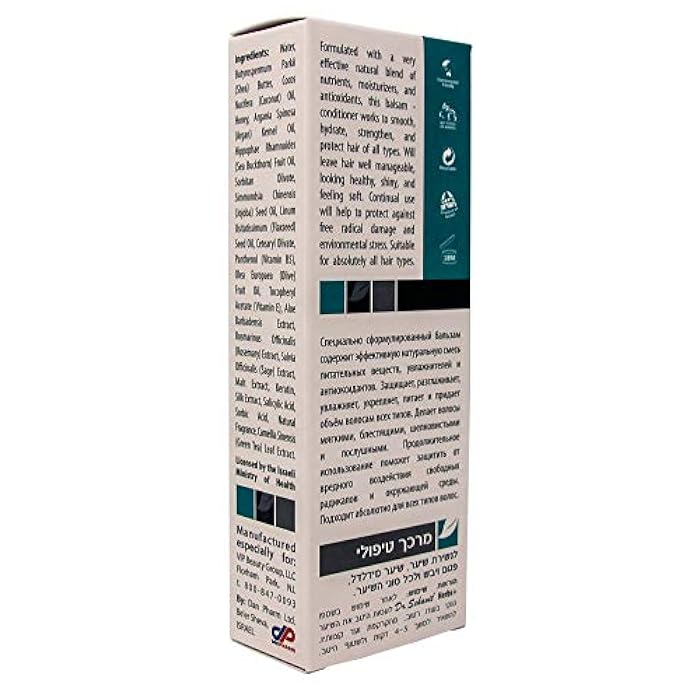 DR. SCHAVIT Herbs+ Herbal Balsam Conditioner for Thinning, Falling, Dry, Colored, Damaged, Normal Hair 9.13 fl.oz - Image 5