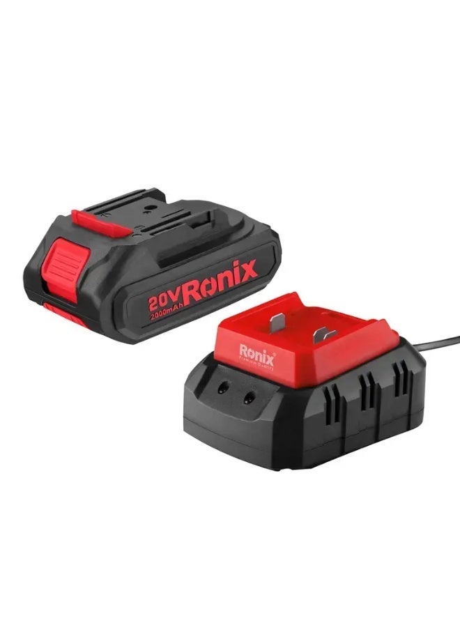 RONIX Cordless Mini compressor 20V  , 10.35Bar  # 8605 - Image 5