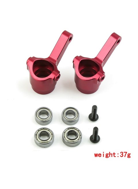 LC Racing PTG-2 Tensile Metal Upgrade Kit Front And Rear Swing Arm Steering Rear Axle C Seat Bolt Bearing-Color:Red Steering Cup