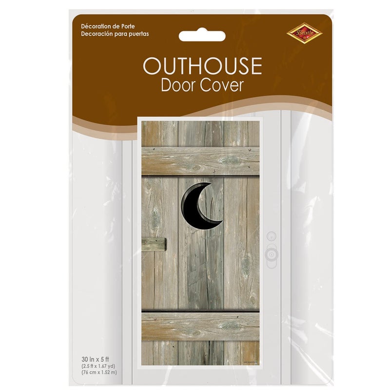 Beistle Outhouse Door Cover - Image 5