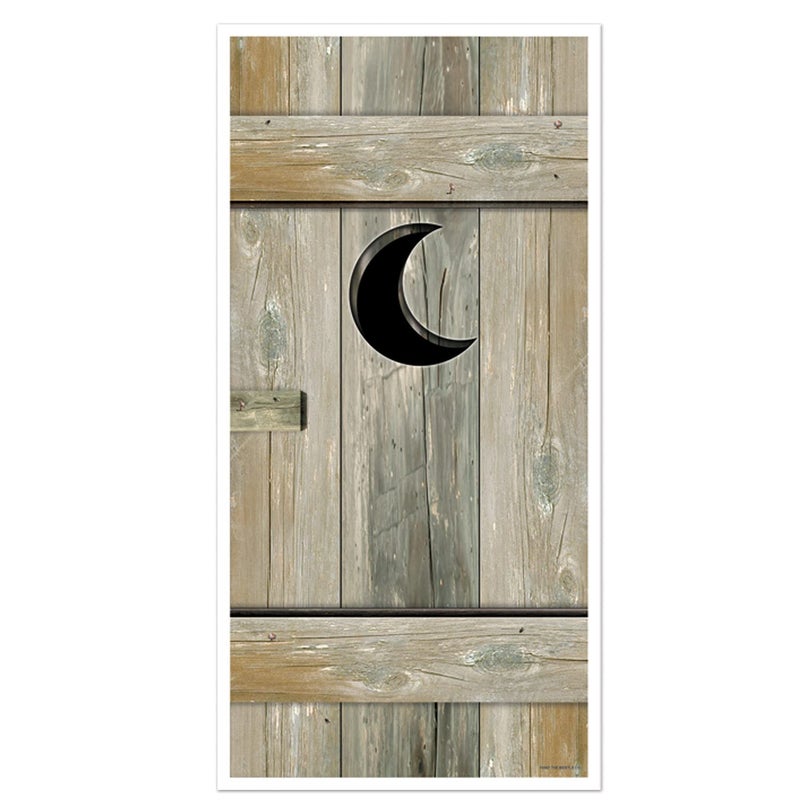 Beistle Outhouse Door Cover - Image 1