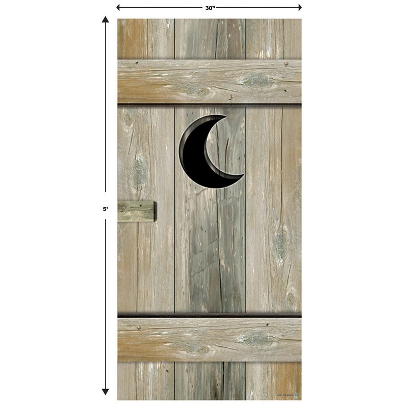 Beistle Outhouse Door Cover - Image 2