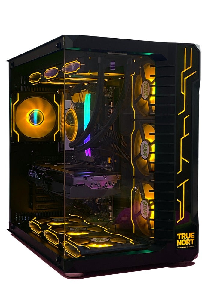 تروينورت سوبر تيتان إكس للجيمنج - معالج AMD 7800X3D - كرت شاشة RTX 5070 Ti - ذاكرة 32 جيجابايت - تخزين 2 تيرابايت SSD - ويندوز 11 برو - صندوق ألعاب ترو نورت RGB بالأسود  - Image 2