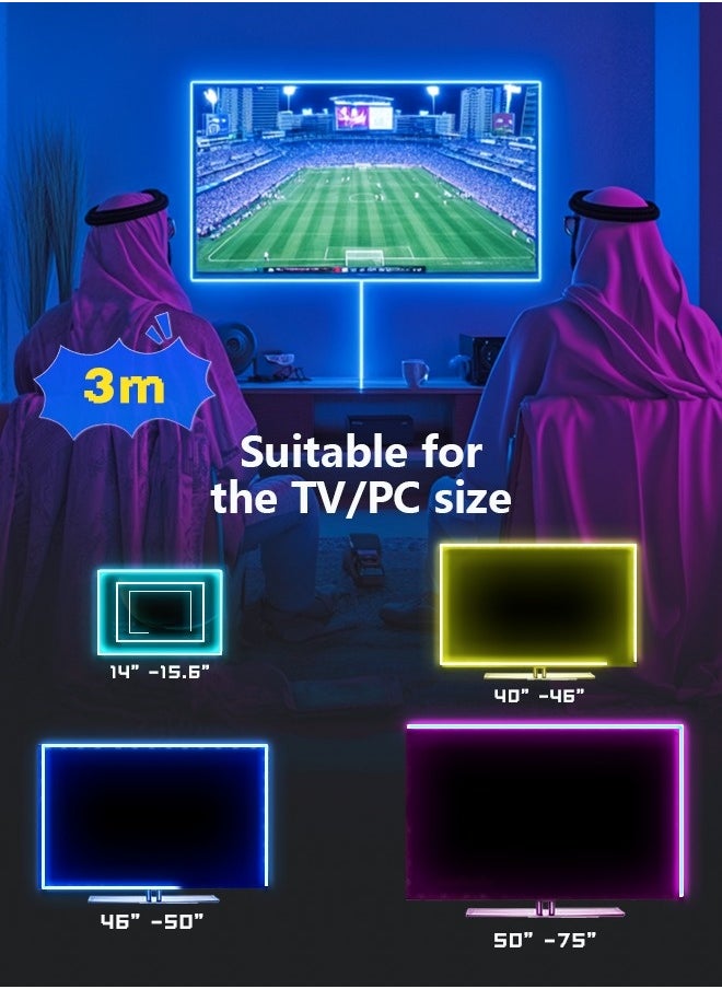 Litus - LED Light Strip Neon light with Remote Control, Plug Charge,Waterproof, Ideal for Patterns lighting, TV Backlighting, Gaming Room, Bedroom, and Indoor Decor – Available in Lengths 2m, 3m, 5m - Image 1