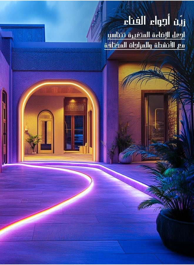 Litus - LED Light Strip Neon light with Remote Control, Plug Charge,Waterproof, Ideal for Patterns lighting, TV Backlighting, Gaming Room, Bedroom, and Indoor Decor – Available in Lengths 2m, 3m, 5m - Image 1