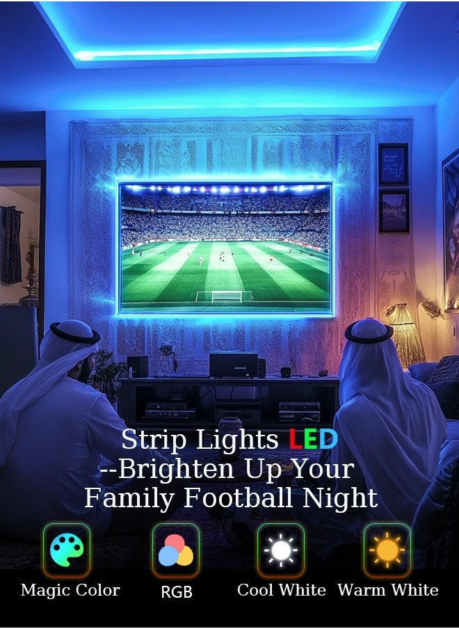 Litus - LED Light Strip Neon light with Remote Control, Plug Charge,Waterproof, Ideal for Patterns lighting, TV Backlighting, Gaming Room, Bedroom, and Indoor Decor – Available in Lengths 2m, 3m, 5m - Image 1