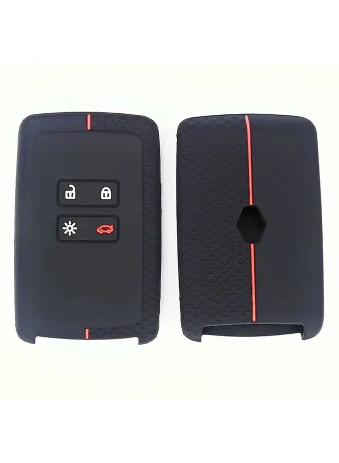 Blue Silicone Key Cover Case For Renault Captur Megane Talisman Espace Clio Koleos Scenic Arkana Dacia Sandero - Image 1