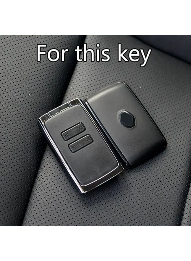 Blue Silicone Key Cover Case For Renault Captur Megane Talisman Espace Clio Koleos Scenic Arkana Dacia Sandero - Image 3