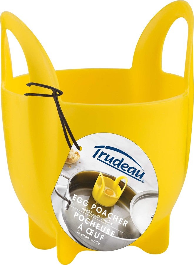 Trudeau Microwave Yellow Egg Poacher, Medium - Image 1