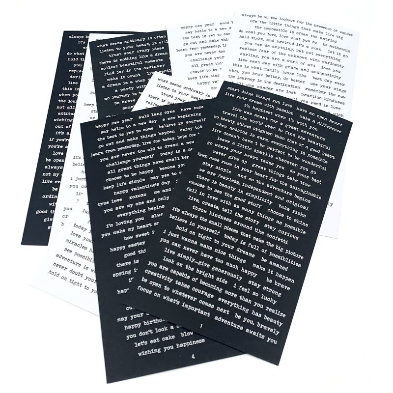 SIGUJAYGE TIYPKE 8 Sheet Quote Stickers for Journaling Vintage Scrapbook Sticker for Bullet Journals Supplies Journaling Junk Journal Planners DIY Phrase Word Stickers for Notebook Collage Diary Album Card - Image 3