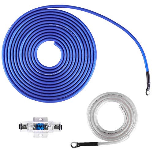 SKAR AUDIO مجموعة تركيب أسلاك مكبر الصوت كاملة من سكار أوديو 8 قياس OFC، SKAR8MANL-OFC - Image 4