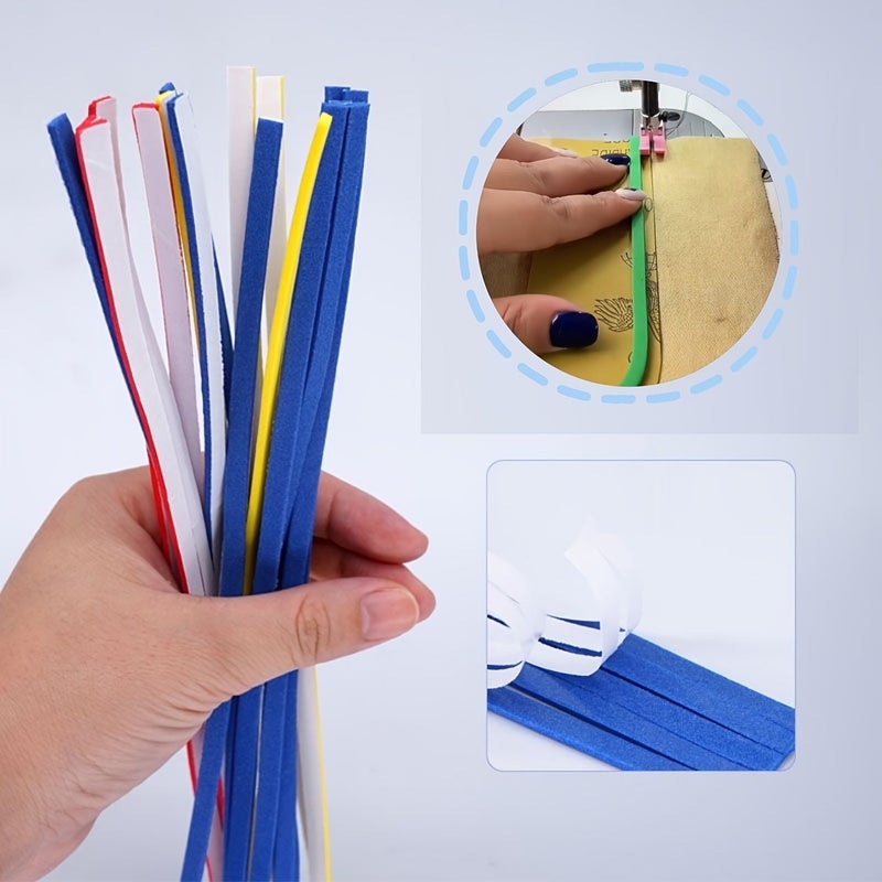 Max 85 Characters Sewing Sponge Positioner 3mm 5 Pcs Adhesive Garment Quilting Tool - Image 1