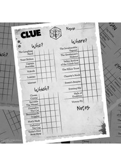 USAopoly Clue: Critical Role ; Solve The Mystery In This Collectible Clue Game Featuring Characters & Locations From Mighty Nein Campaign Officially Licensed Game (Cl139 516 002200 04)  - Image 4