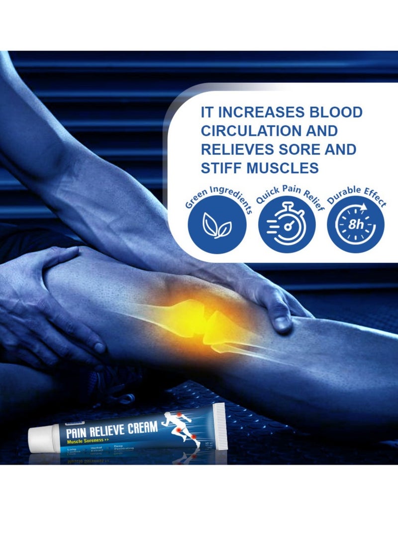 سوميفون كريم لتخفيف آلام العضلات والمفاصل ٢٠ جرام - تركيبة عشبية لآلام العضلات، راحة طويلة الأمد غير مزعجة تدوم ٨ ساعات، اختراق عميق لألم الركبة/عظم الفخذ/الرضفة، مناسب للجنسين - Image 5