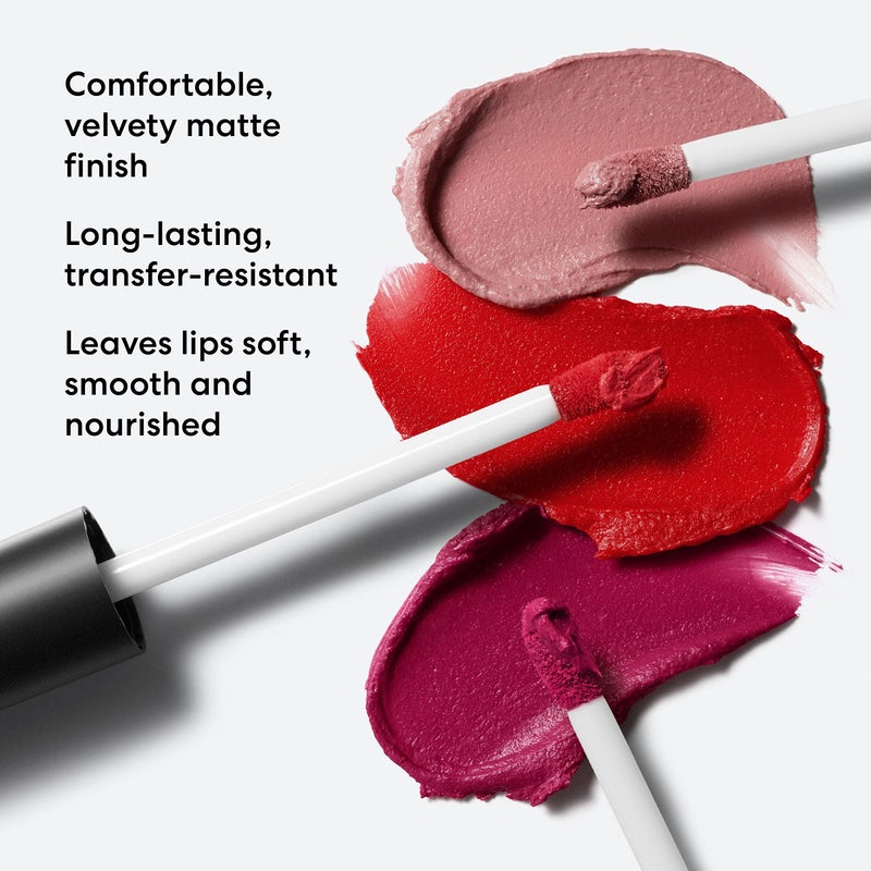 bareMinerals Mineralist Lasting Matte Liquid Lipstick for Women, Velvet Matte Finish, All-Day Wear, Weightless, Non-Drying Formula, Talc-Free Lipstick - Image 5