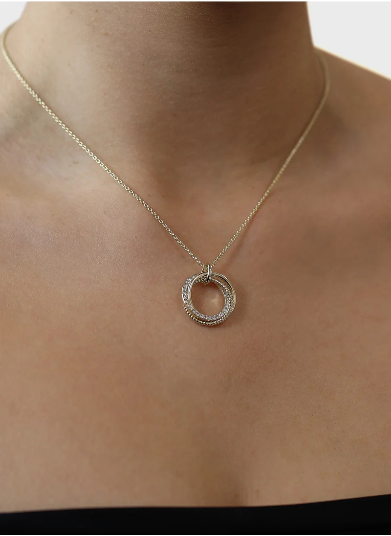 BUCKLEY LONDON Polished Trio Hoop Pendant