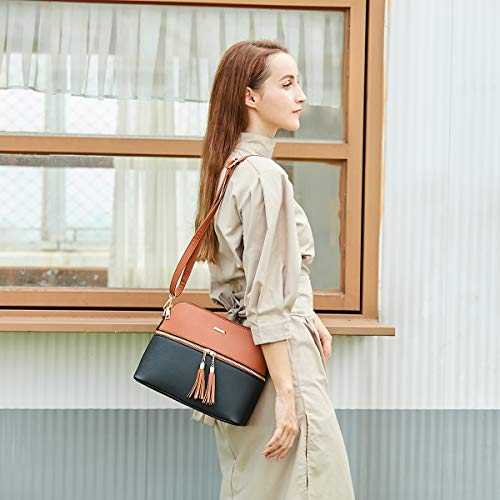 YTL Women Fashion Handbags Wallet Tote Bag Shoulder Bag Top Handle Satchel Purse Set 4pcs - Image 5