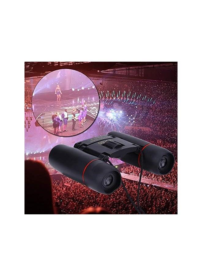 Generic - Binoculars, Portable Lightweight Metal Dual Focusing Small Mini Binoculars with Bag Lanyard Binoculars Compact for Adults Kids 30 X 60 - Image 1