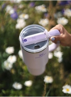 Stanley Quencher H2.0 FlowState Stainless Steel Vacuum Insulated Tumbler with Lid and Straw for Water, Iced Tea or Coffee, Smoothie and More, 40Ounce Stainless Steel 32x15x 10cm
Purple  - Image 4