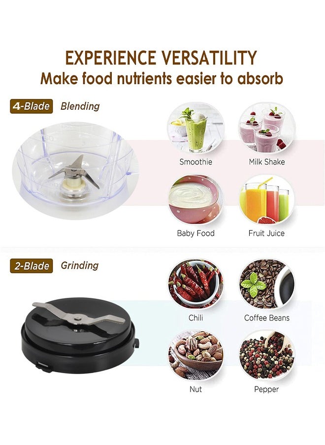 StarSat - StarSat SS-B700 350W, 2 Speeds, 1.5L & 0.5L, 2 in 1, Wet and Dry Blender & Grinder with 2xJars - Image 1