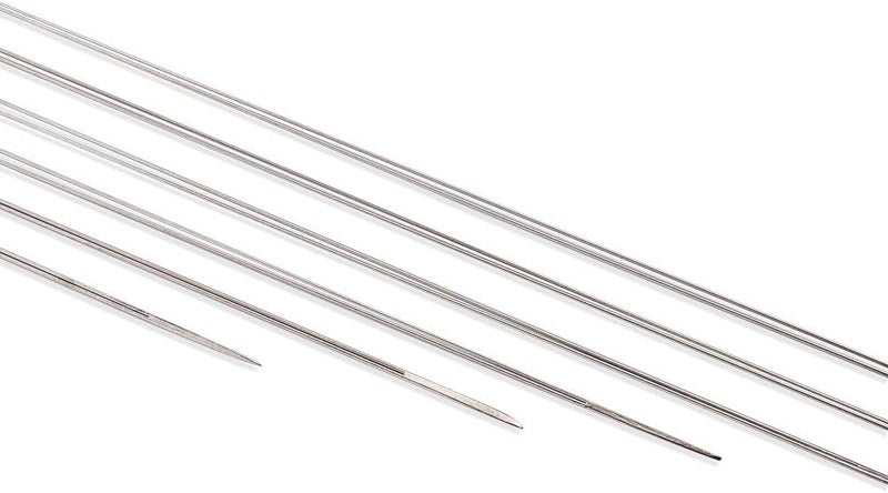 Craftdady 10Pcs Big Eye Beading Needles 4.92-Inch Stainless Steel Collapsible Embroidery Sewing Needles for Jewelry Making - Image 2