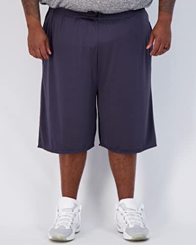 REALESSENTIALS Real Essentials Men's Big & Tall 3-Pack Dry Fit & Mesh Active Athletic Perfomance Shorts (3X-5X), Set 6, 3X, - Image 4