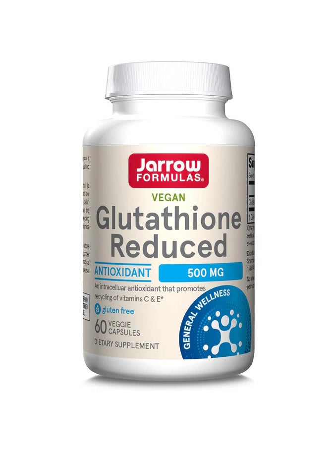 jarrow formulas Glutathione Reduced Dietary Supplement 500 mg - 60 Capsules  - Image 2