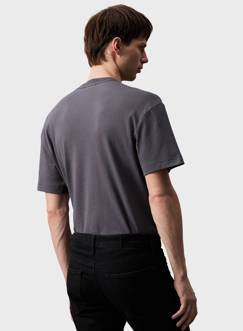 CALVIN KLEIN Logo Crew Neck T-Shirt