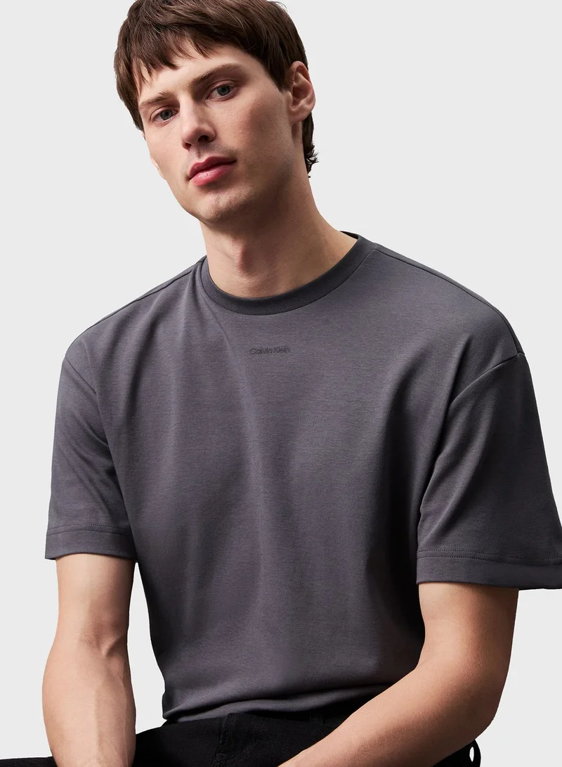 CALVIN KLEIN Logo Crew Neck T-Shirt
