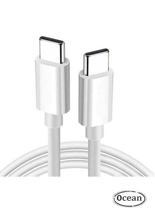 كابل بيانات الشحن السريع من طراز C إلى طراز C، مناسب لأجهزة آبل آي فون 16/16Pro/16 Plus/16 Pro Max/15/15 Pro/15 Plus/15 Pro Max, و More 1M Long (White) - pzsku/ZCDA55D537524D1DC71E8Z/45/_/1697251801/d5fa978a-d054-40f5-8f3b-ca8239e7f722