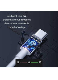 Ocean 30W PD Fast Charging Data Cable, Type-C To Type-C, Suitable for Apple iPhone 16/16Pro/16 Plus/16 Pro Max/15/15 Pro/15 Plus/15 Pro Max, and More, 1M Long (White)  - Image 2