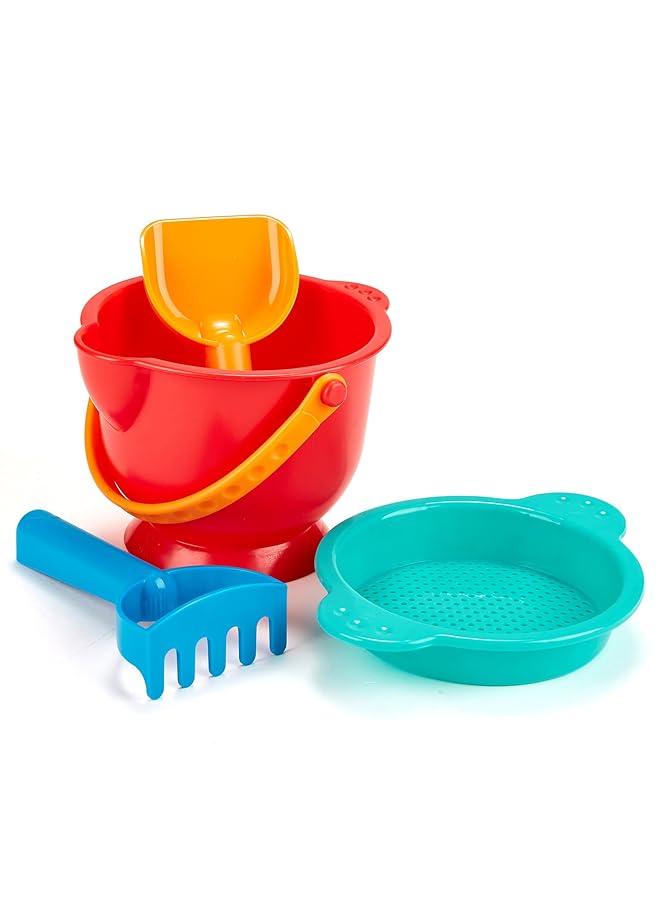 Hape Beach Basics Multi Colour Sand Toys Beach Toys For Toddlers - Image 1
