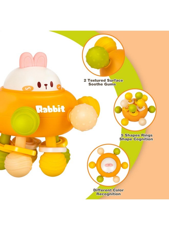 TOHIBEE Baby Teething Toys, Baby Teethers Montessori Sensory Toys for 0-6 6-12 Months, Gifts for Newborn Infant Boys Girls 0 3 6 9 12 18 Months 1 One Year Old Toys, Baby Rattle Chew Toys - Image 3