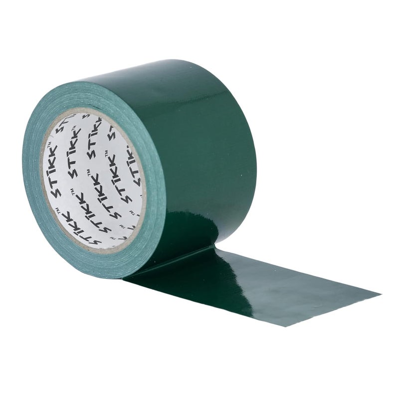 STIKK Duct Tape - Green Duck Tape - 3 inch x 25 Yards - Heavy Duty Tape for Repairs, Household Projects - for Commercial HVAC and Construction - Effective Heavy Duty Waterproof Duct Tape - Image 1