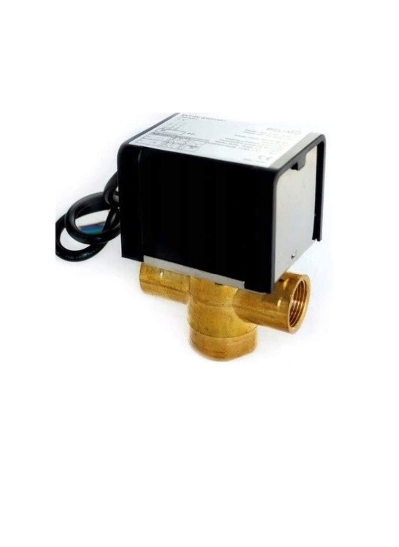 Generic 230VAC Electric HVAC Valve Actuator with Cable for Chiller Water AC Systems 3 Way 1/2 Inch  - Image 2
