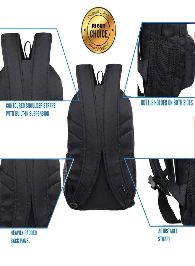 Right Choice Stylish tuff Quality College School Casual Backpack Bags (Black 2103) - Image 3