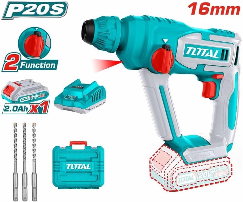 TOTAL مطرقة دوارة لاسلكية TOTAL Super 20V Lithium-Ion - Image 2