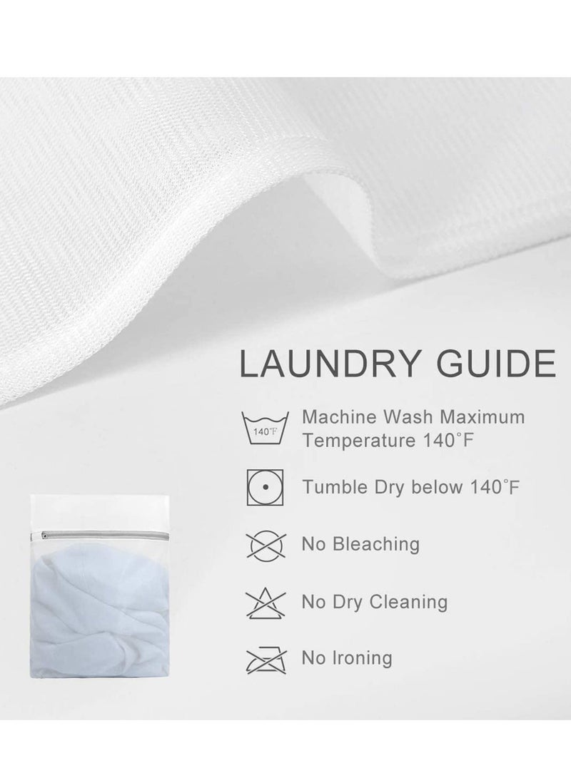 Hoasis Durable Fine Mesh Laundry Bags for Delicates, 3Pcs Honeycomb Mesh Laundry Bags for Delicates, Big Clothes,Household,Bed Sheet,Stuffed Toys,Lingerie Net Bags for Laundry - Image 3