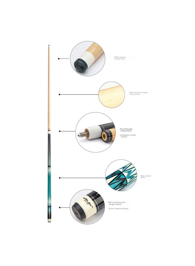 Riley Pool Cue Rmp-1, Chinese 8-Ball, American 9-Ball Cue, Big Head Cue, 8-Ball Cue, Billiard Cue, 12.75 - Image 5