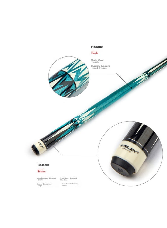Riley Pool Cue Rmp-1, Chinese 8-Ball, American 9-Ball Cue, Big Head Cue, 8-Ball Cue, Billiard Cue, 12.75 - Image 4